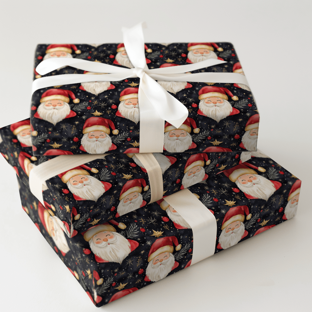 St. Nick Sparkle - Wrapping Paper - Aspen & Arlo