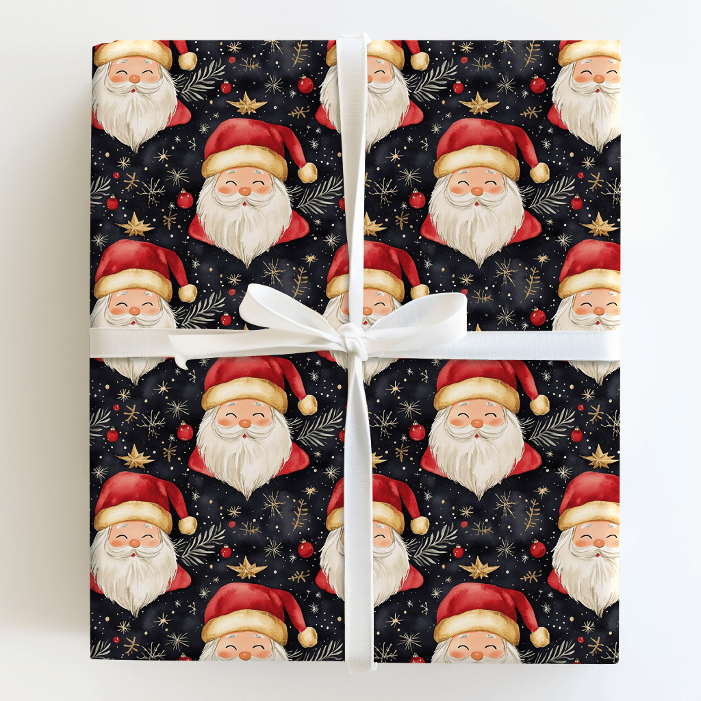 St. Nick Sparkle - Wrapping Paper - Aspen & Arlo