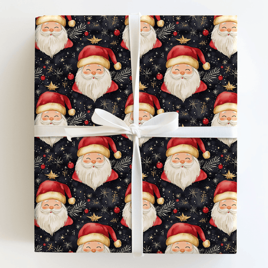 St. Nick Sparkle - Wrapping Paper - Aspen & Arlo