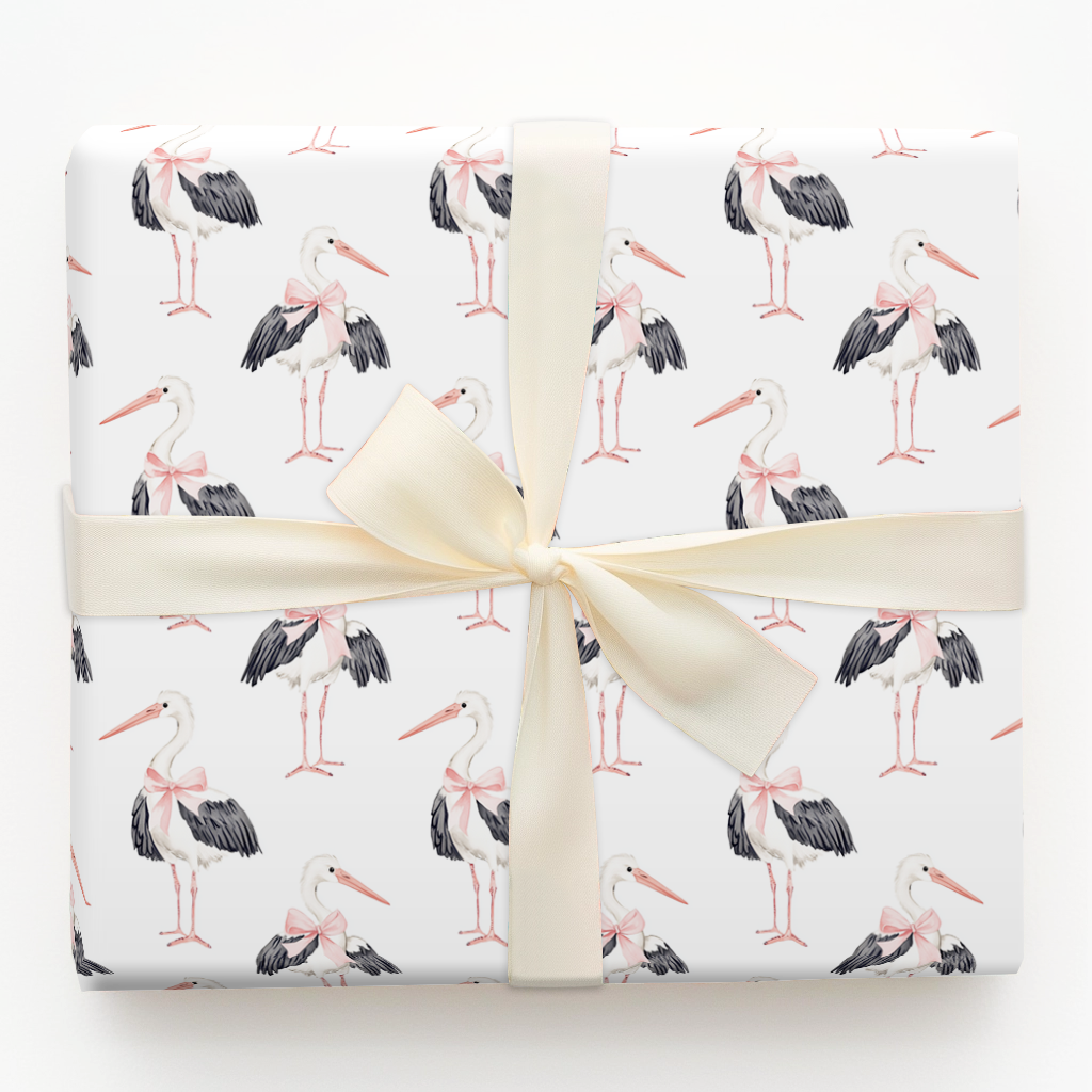 Stork Adorable Ream Wrapping Paper – Aspen & Arlo Gift Wrap