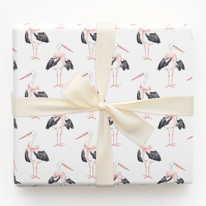 Stork Adorable - Wrapping Paper - Aspen & Arlo