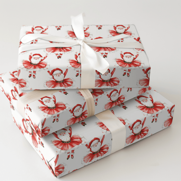 Sugarplum Santa - Wrapping Paper - Aspen & Arlo