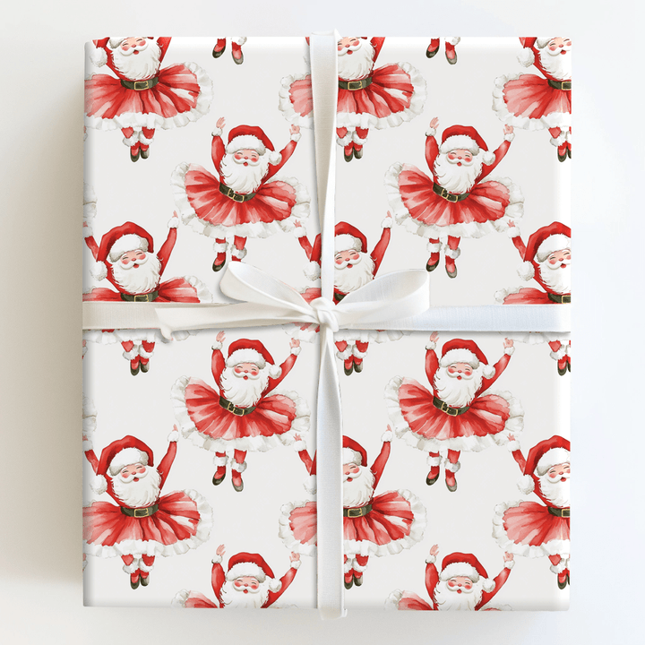 Sugarplum Santa - Wrapping Paper - Aspen & Arlo