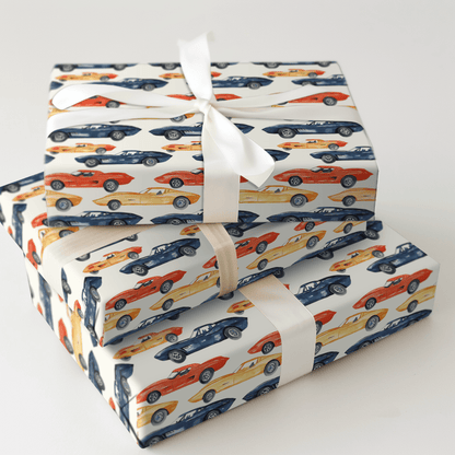 Switching Gears - Wrapping Paper - Aspen & Arlo