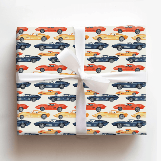 Switching Gears - Wrapping Paper - Aspen & Arlo