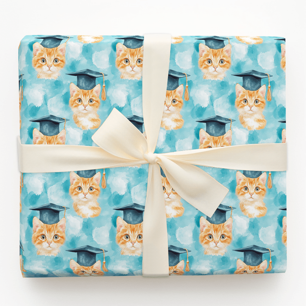 Tabby Graduate - Wrapping Paper - Aspen & Arlo