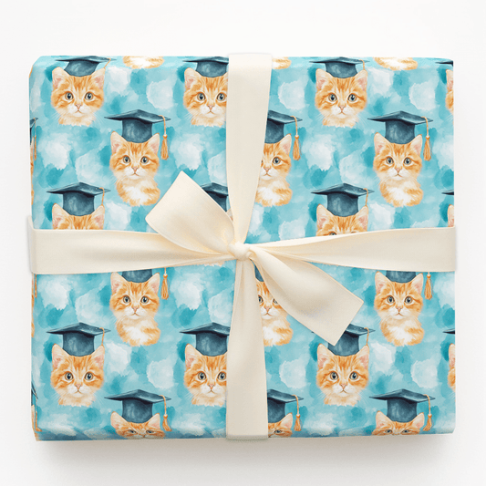 Tabby Graduate - Wrapping Paper - Aspen & Arlo