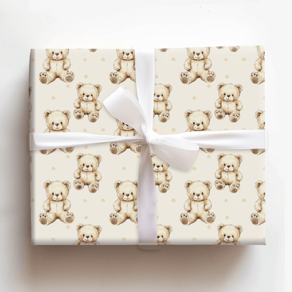 Teddy Time - Wrapping Paper - Aspen & Arlo