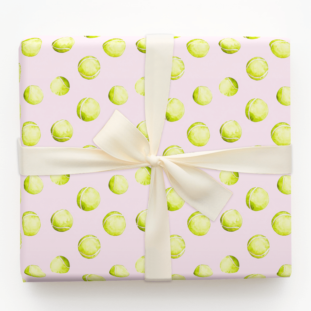 Tennis Ball Bliss - Wrapping Paper - Aspen & Arlo