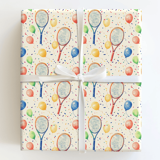 Tennis Party - Wrapping Paper - Aspen & Arlo