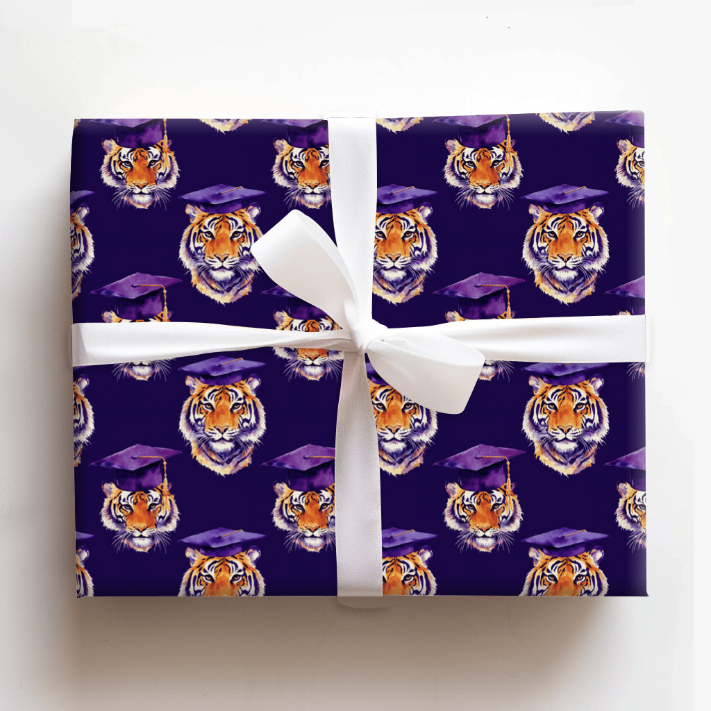 Tiger in the Spotlight - Wrapping Paper - Aspen & Arlo