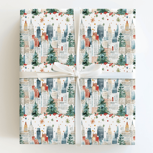 Tinsel in Times Square - Wrapping Paper - Aspen & Arlo