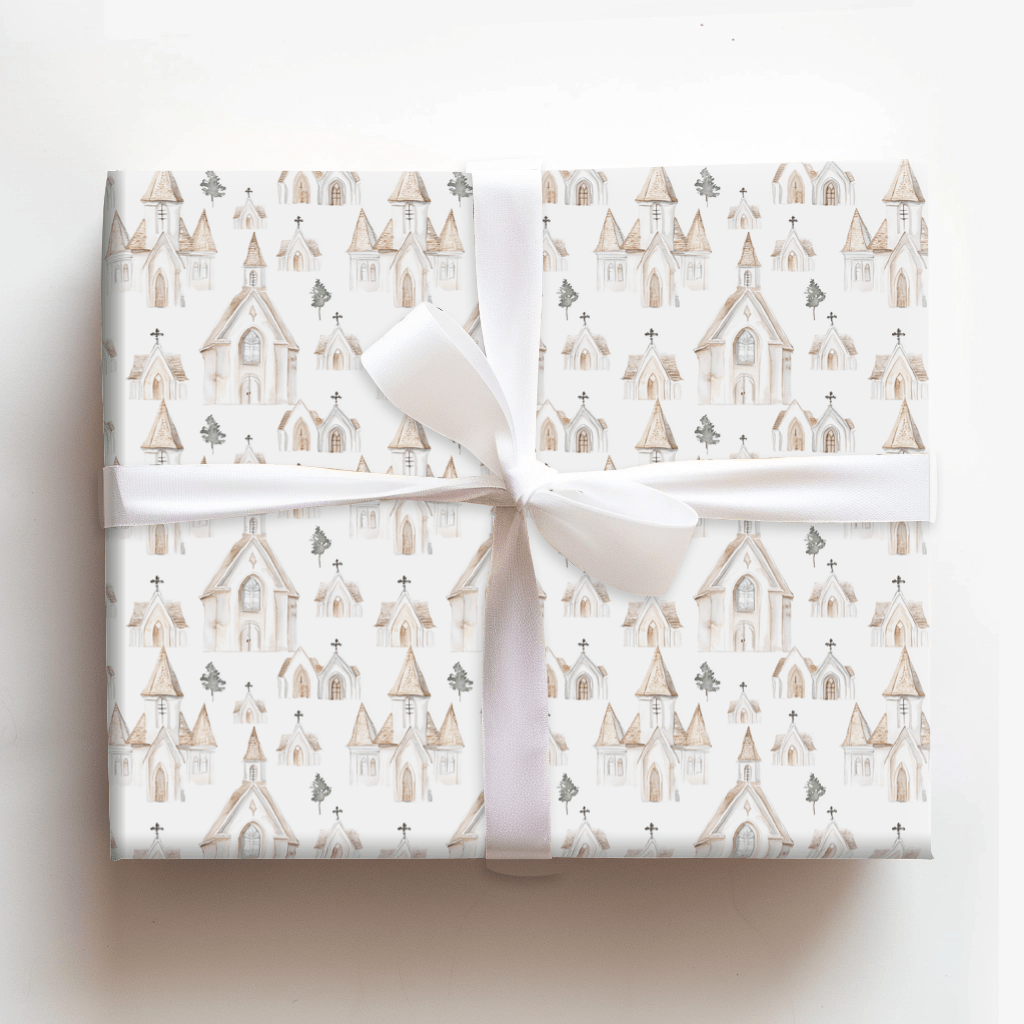 To The Chapel Of Love - Wrapping Paper - Aspen & Arlo