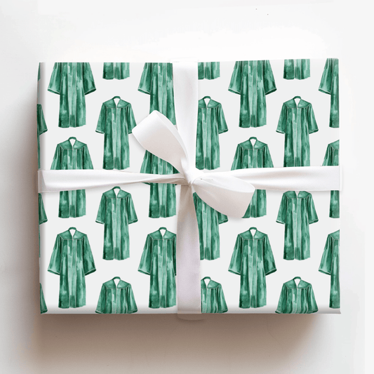 Top of the Class in Green - Wrapping Paper - Aspen & Arlo