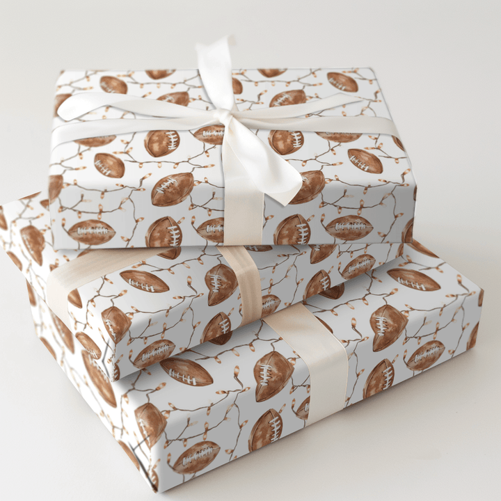 Touchdown Tinsel - Wrapping Paper - Aspen & Arlo