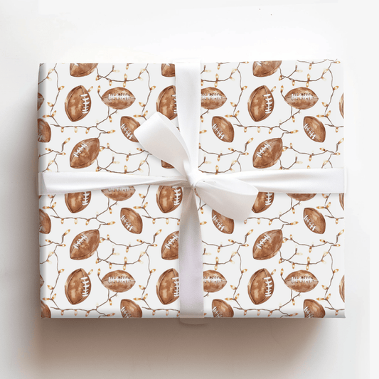 Touchdown Tinsel - Wrapping Paper - Aspen & Arlo