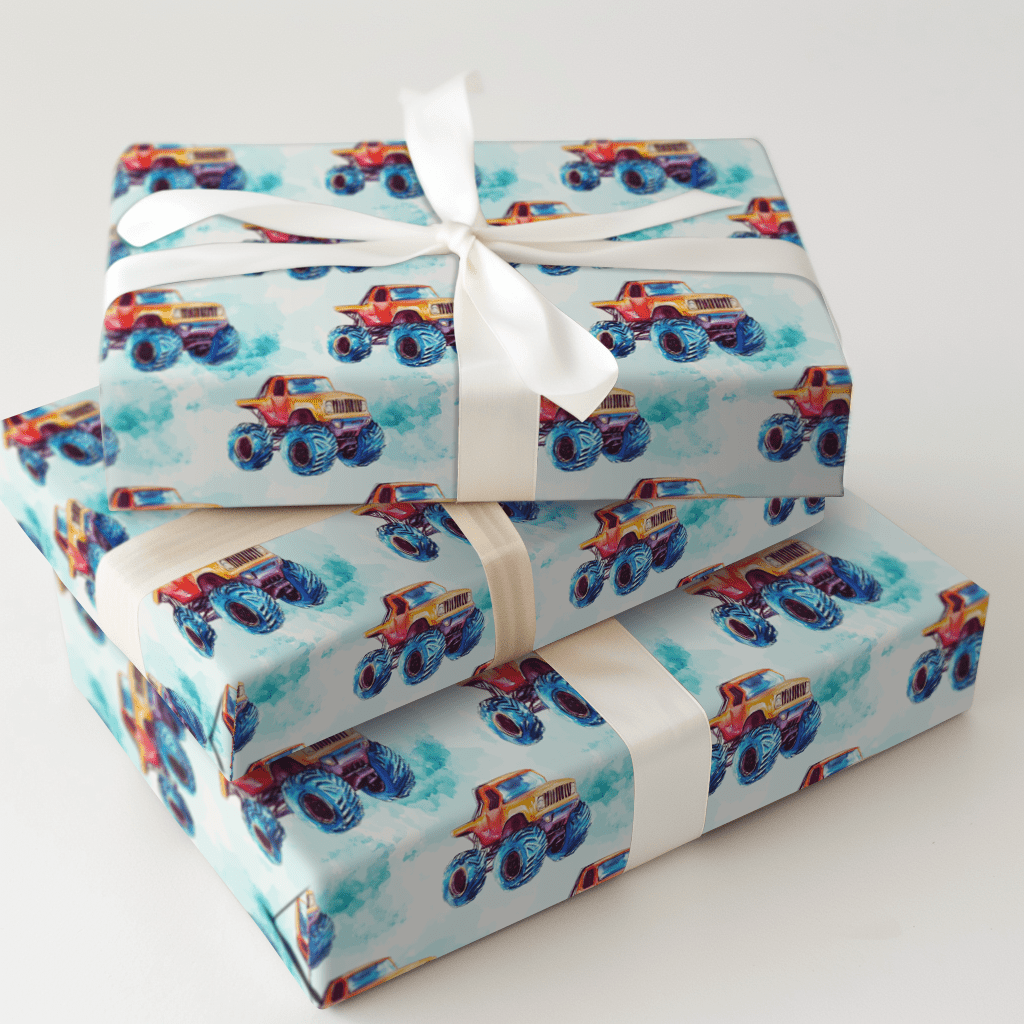 Tough Trucks - Wrapping Paper - Aspen & Arlo