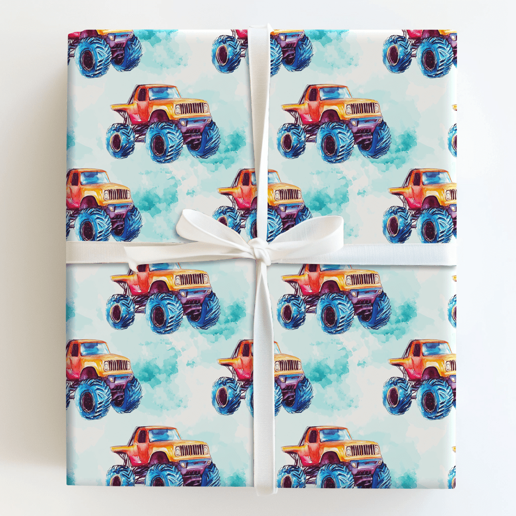 Tough Trucks - Wrapping Paper - Aspen & Arlo