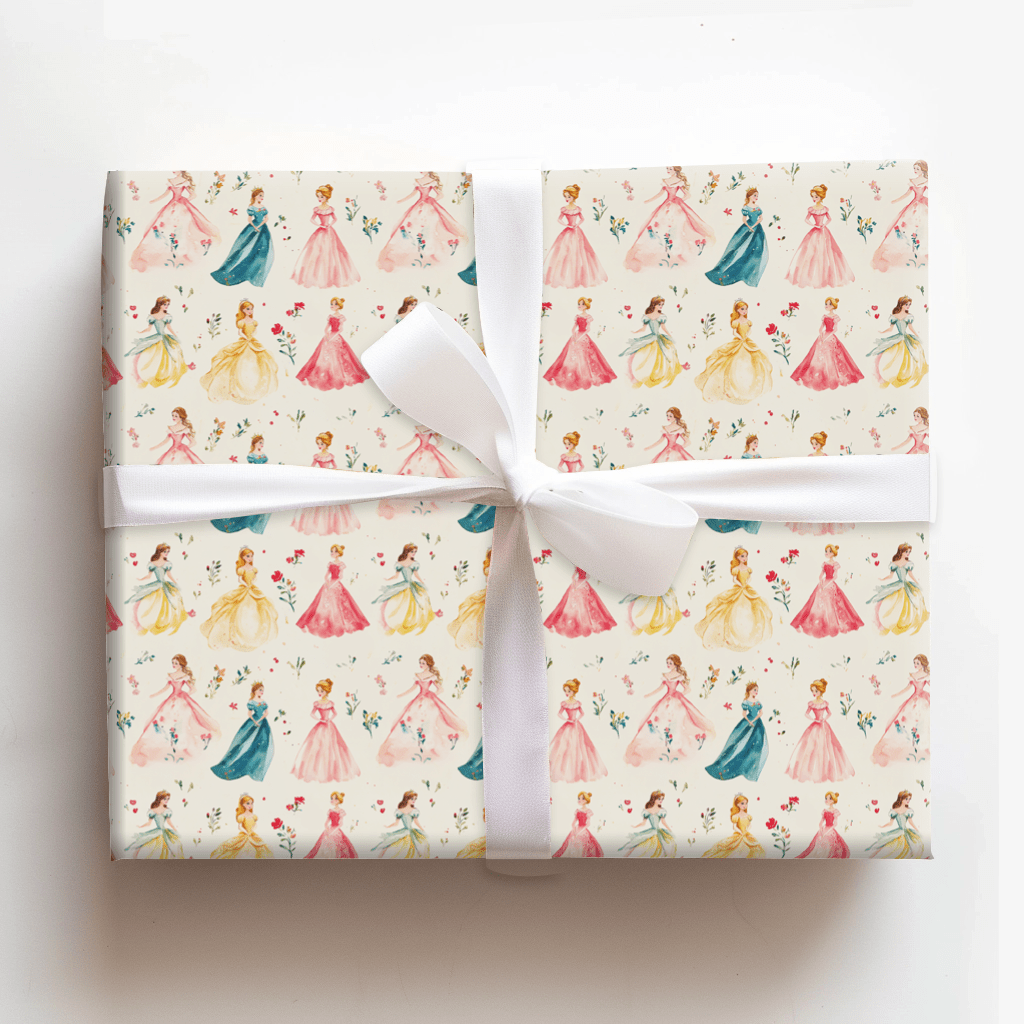Traditional Princess - Wrapping Paper - Aspen & Arlo