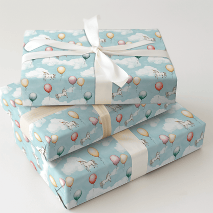 Unicorn of the Sky - Wrapping Paper - Aspen & Arlo