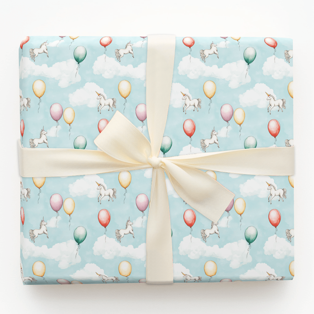 Unicorn of the Sky - Wrapping Paper - Aspen & Arlo
