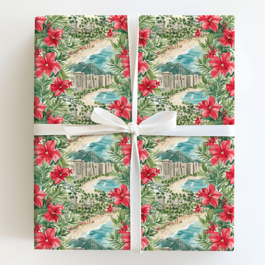 Waikiki Wonderland - Wrapping Paper - Aspen & Arlo