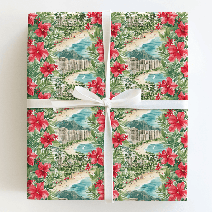 Waikiki Wonderland - Wrapping Paper - Aspen & Arlo