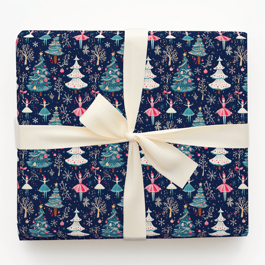 Waltz of Snowflakes - Wrapping Paper - Aspen & Arlo
