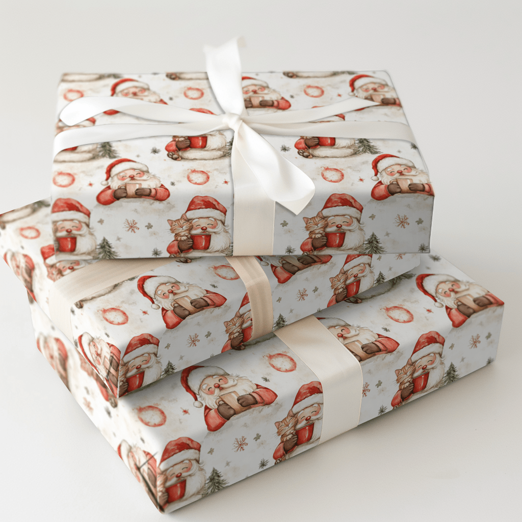 Whisker Latte - Wrapping Paper - Aspen & Arlo