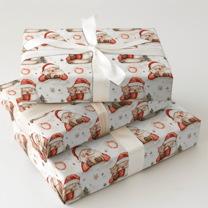 Whisker Latte - Wrapping Paper - Aspen & Arlo
