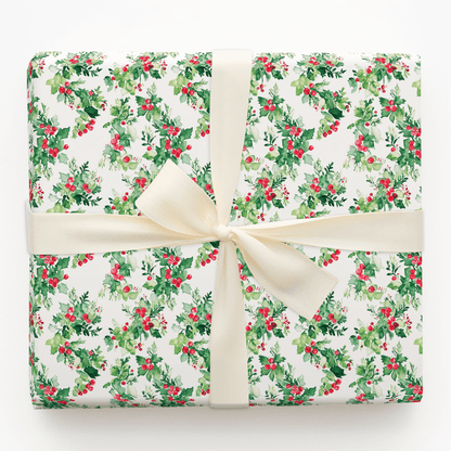 Wrapped In Holly - Wrapping Paper - Aspen & Arlo