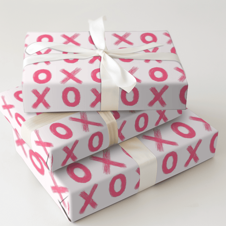 XO Peach - Wrapping Paper - Aspen & Arlo