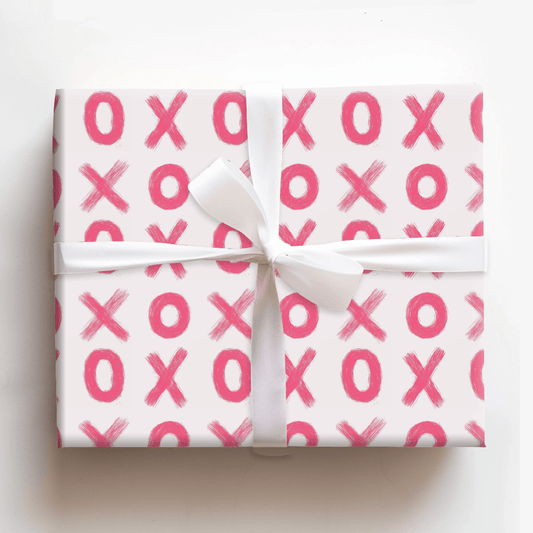 XO Peach - Wrapping Paper - Aspen & Arlo