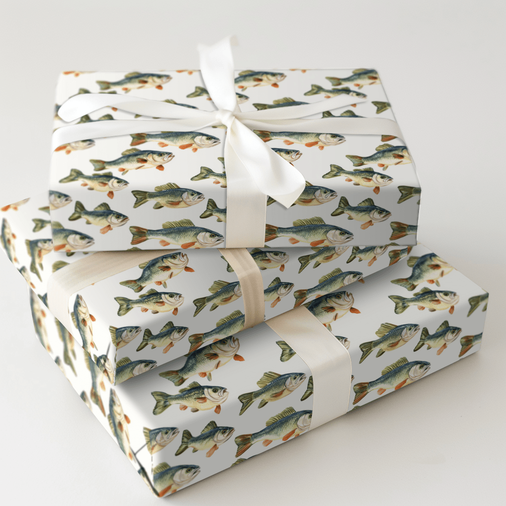 You Bet Your Bass - Wrapping Paper - Aspen & Arlo