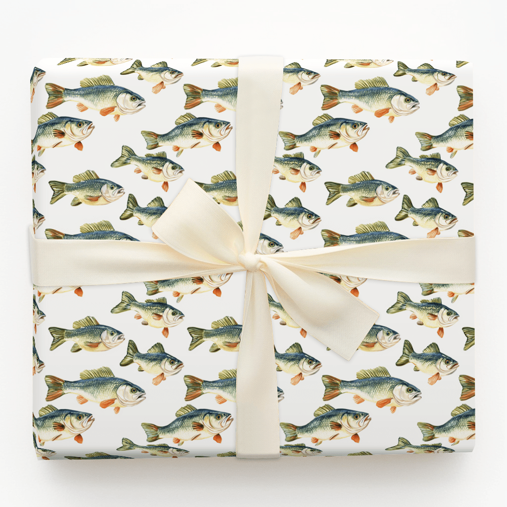 You Bet Your Bass - Wrapping Paper - Aspen & Arlo
