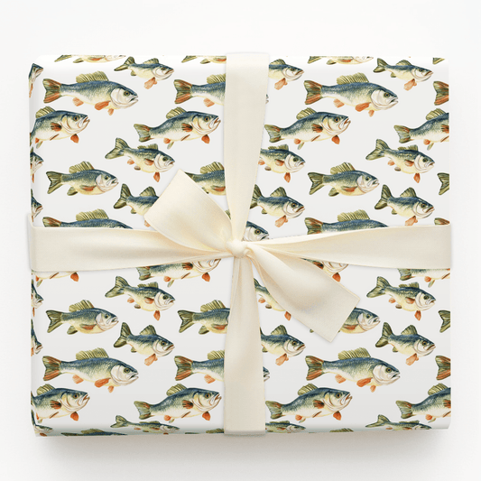 You Bet Your Bass - Wrapping Paper - Aspen & Arlo