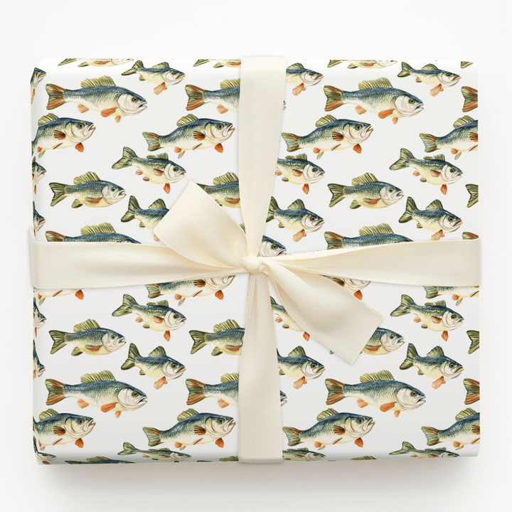 You Bet Your Bass - Wrapping Paper - Aspen & Arlo