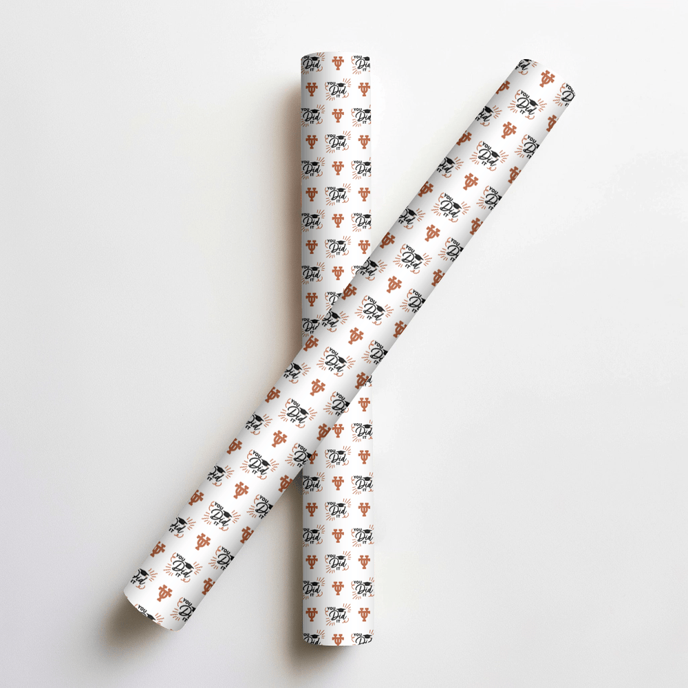 You Did It UT - Wrapping Paper - Aspen & Arlo