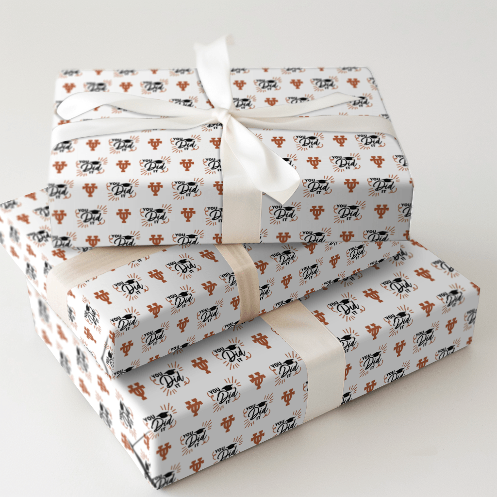 You Did It UT - Wrapping Paper - Aspen & Arlo