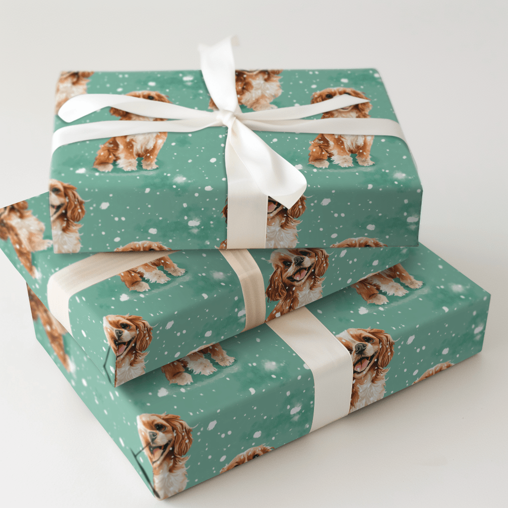 A Cavalier Christmas - Wrapping Paper - Aspen & Arlo