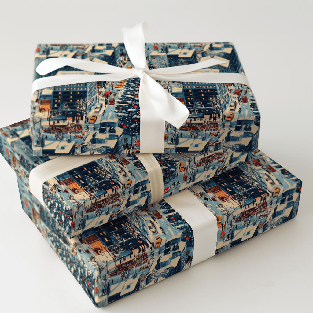 A Festive Fifth Ave - Wrapping Paper - Aspen & Arlo
