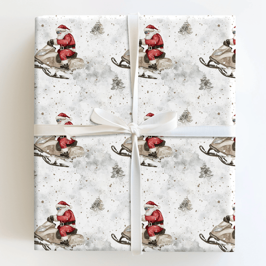 Santa's Dash - Wrapping Paper - Aspen & Arlo