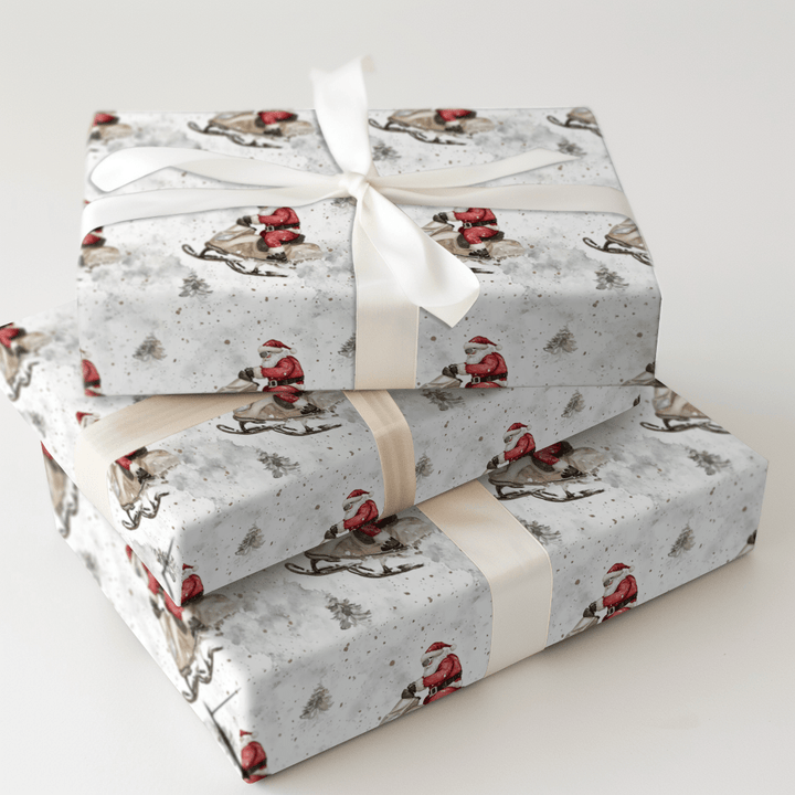 Santa's Dash - Wrapping Paper - Aspen & Arlo