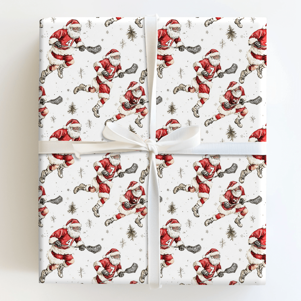 Holiday Faceoff - Wrapping Paper - Aspen & Arlo