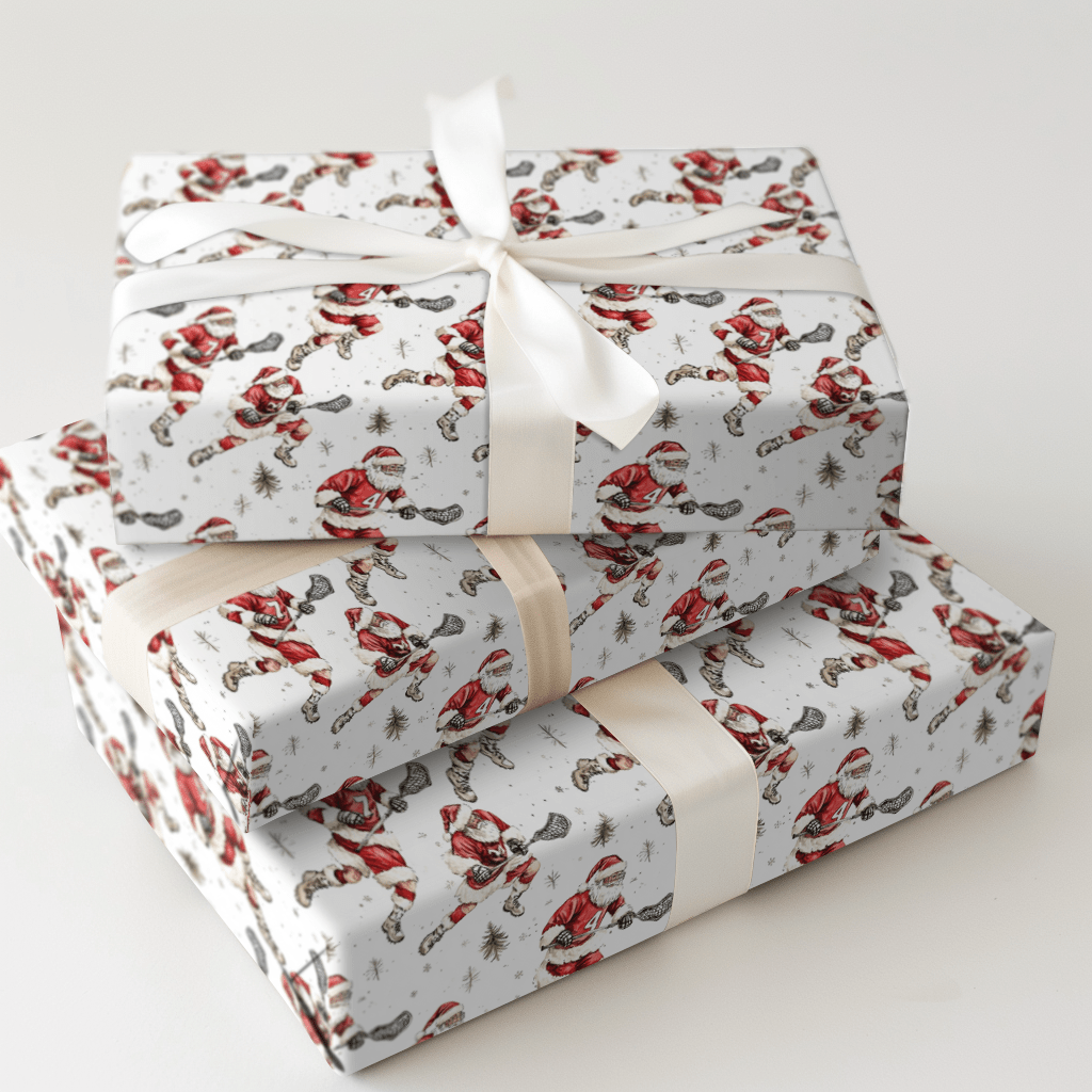 Holiday Faceoff - Wrapping Paper - Aspen & Arlo