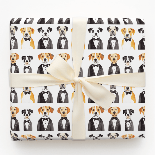 Be a Fancy Pup - Wrapping Paper - Aspen & Arlo