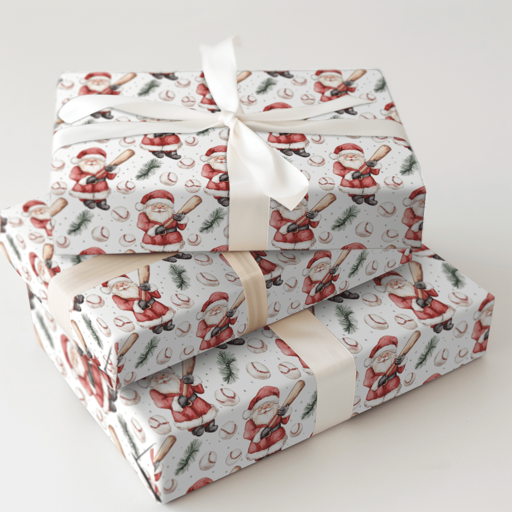Nick at Bat - Wrapping Paper - Aspen & Arlo