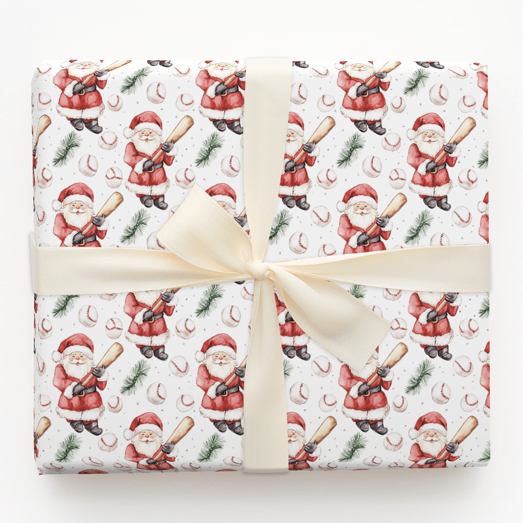 Nick at Bat - Wrapping Paper - Aspen & Arlo