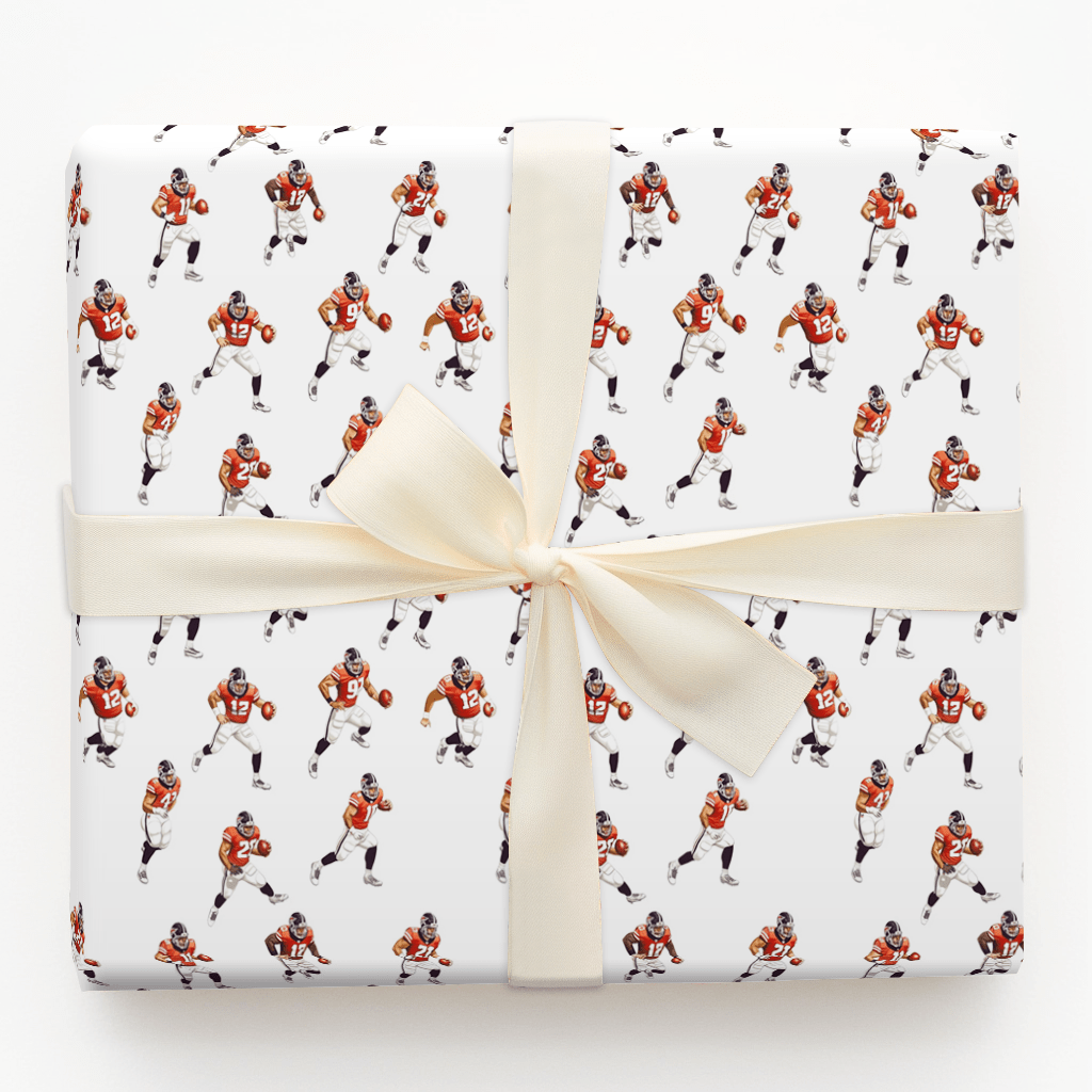 Wide Receiver - Wrapping Paper - Aspen & Arlo
