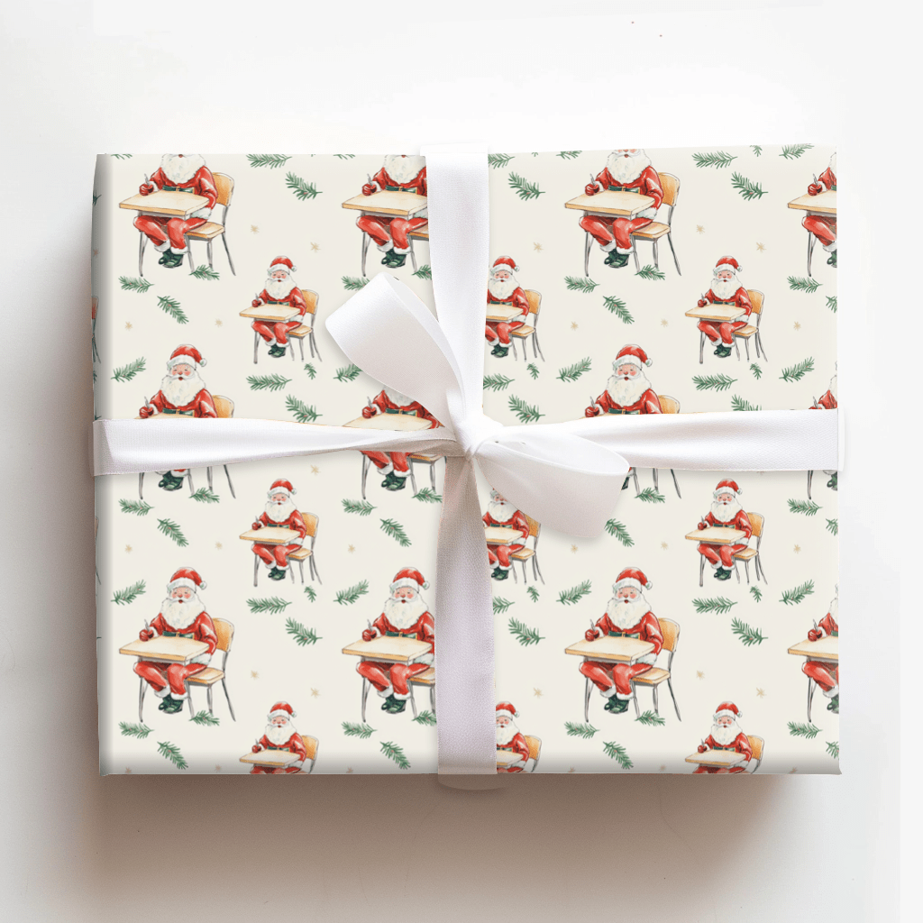 Santa's Classroom - Wrapping Paper - Aspen & Arlo